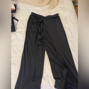 Lands End Pants with Slits up leg